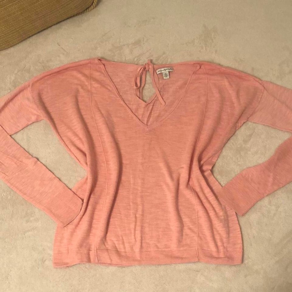 American Eagle Oversized V-Neck Top